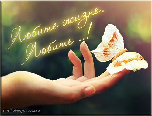 Любите жизнь.
